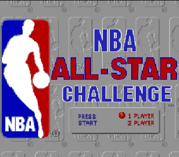 NBA All-Star Challenge (USA, Europe) screen shot title